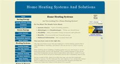 Desktop Screenshot of home-heating-systems-and-solutions.com
