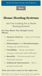 Mobile Screenshot of home-heating-systems-and-solutions.com
